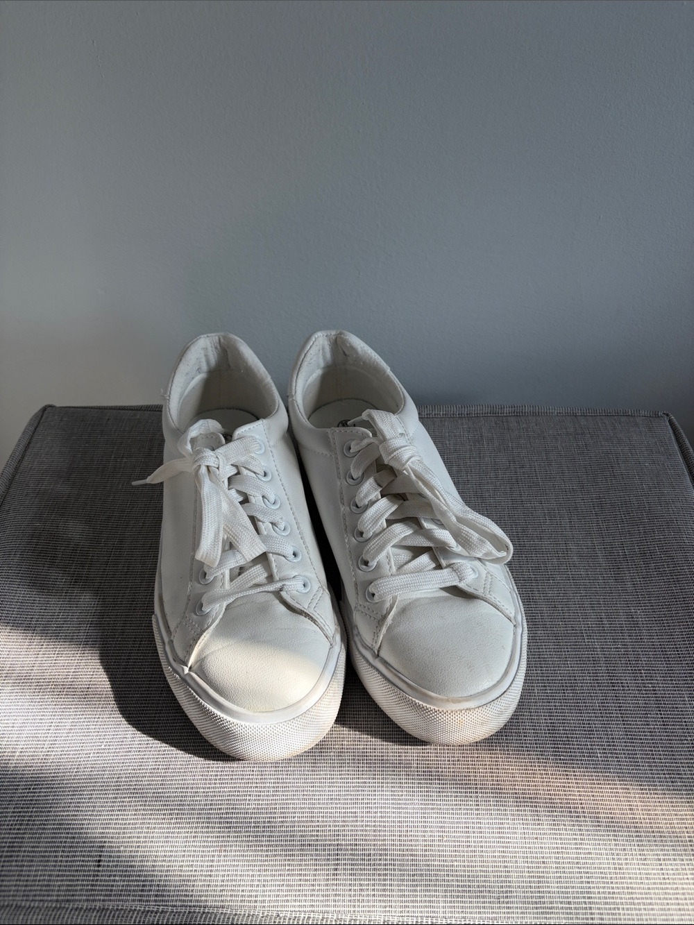 White sneakers
